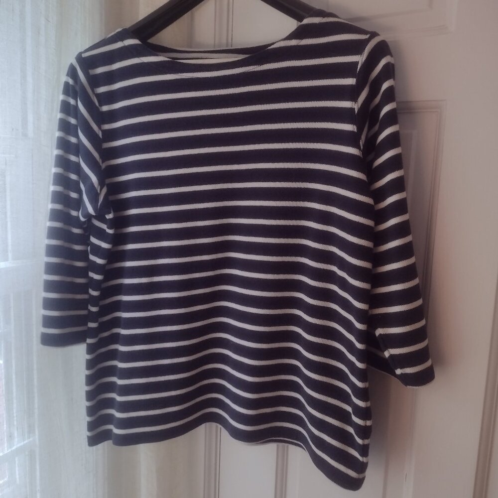 LLbean Mariner top size XL 3/4 sleeve